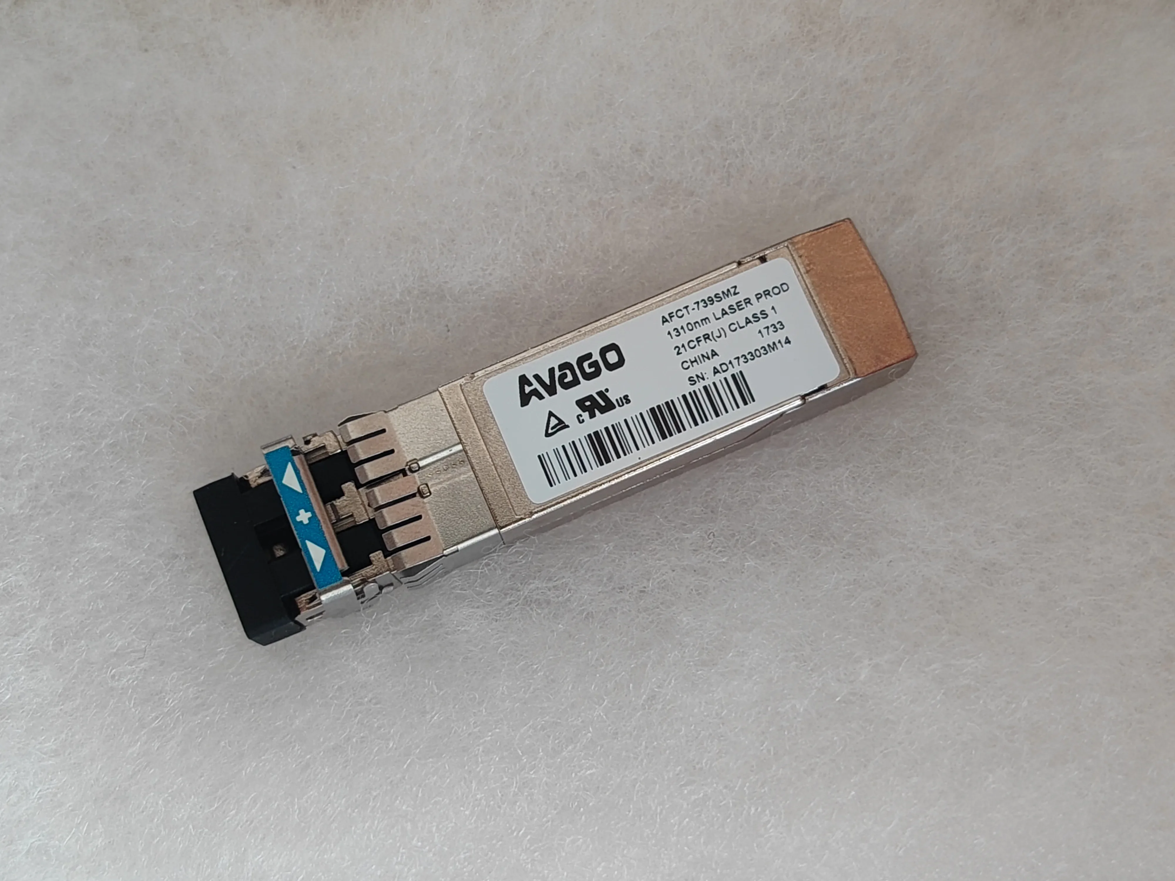 新品-avago-sfp-10g-lr-afct-739smz-1310nm-10km-sfpトランシーバー、単一モジュール、光ファイバー、avago-10g-lrアダプター、汎用光ファイバー