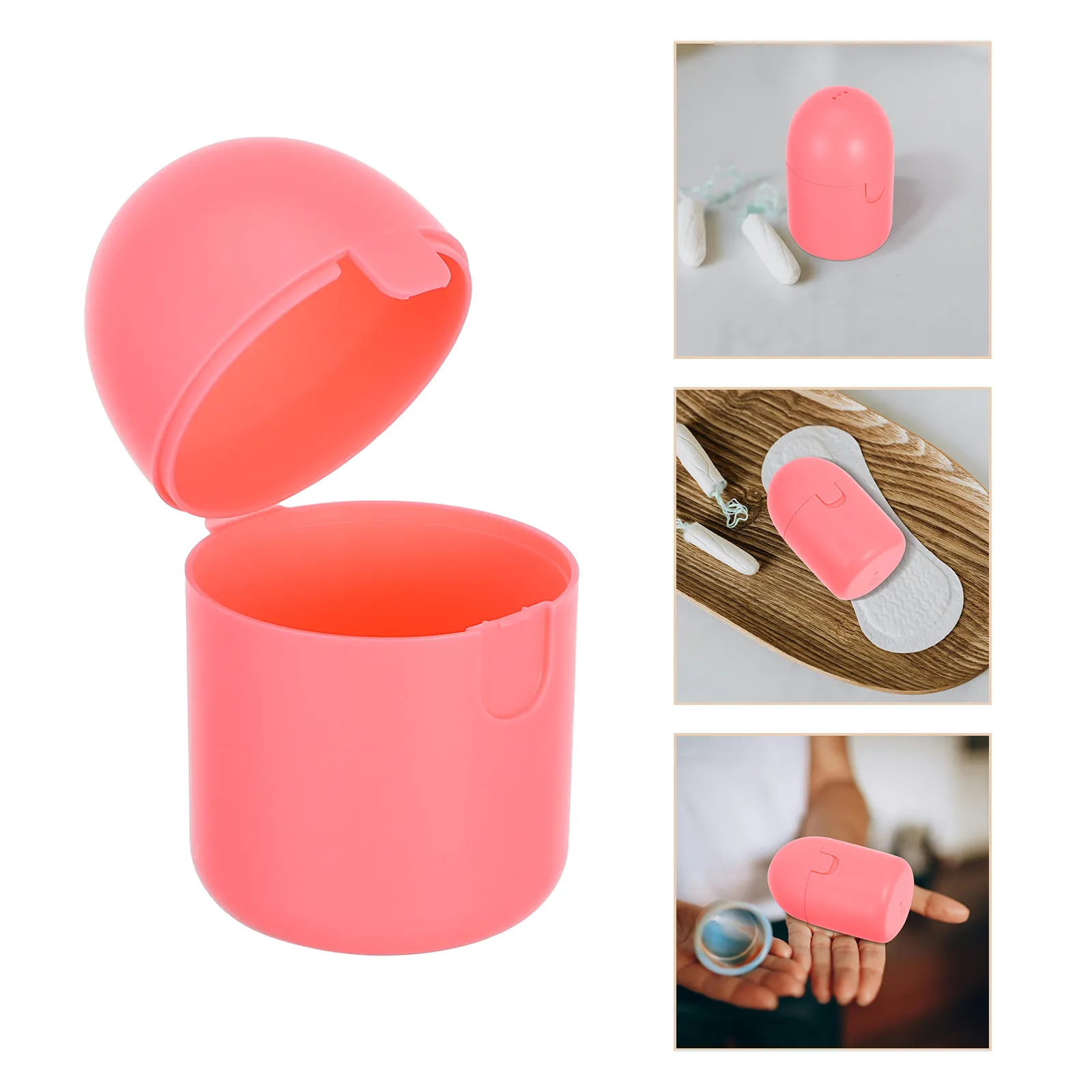2Pcs Menstrual Cup Storage Box Food Grade PP Safe Bpa Free Fine Craftsmanship Versatile Capacity for All Cup Sizes Portable