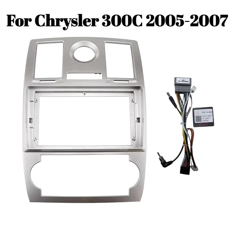 

9 Inch Car Stereo Big Screen Fascia Frame Adapter for Chrysler 300C 2005-2007 | 2Din Dash Audio Fitting Panel Frame Kit