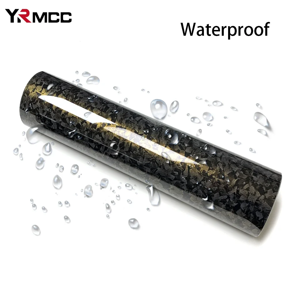 Car Sticker Carbon Fiber Self Adhesive Vinyl Wrap Film Motorcycle Laptop Carbon Glossy Carbon Fiber Sticker for Car Accessories