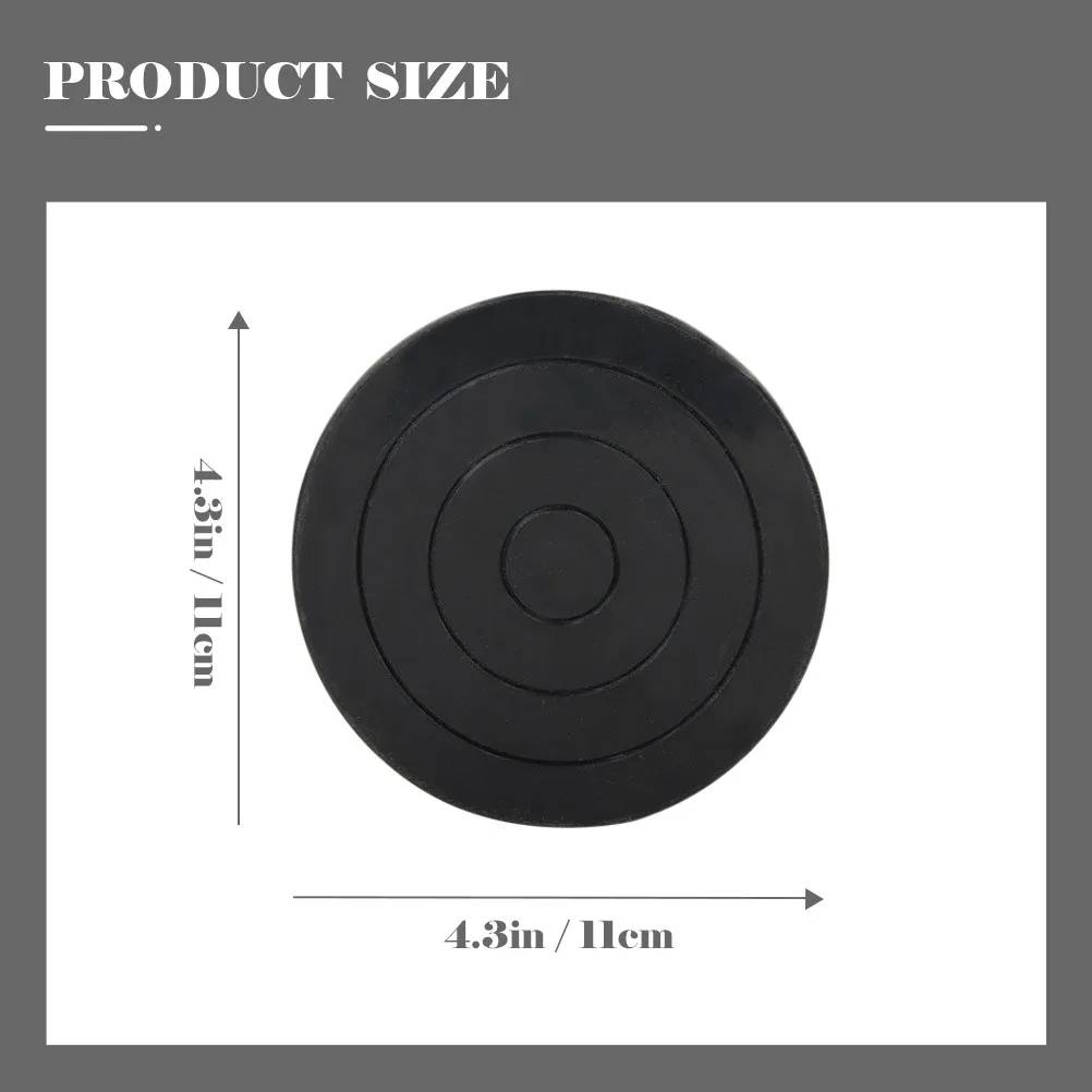 2Pcs Plastic Clay Turntable Bearing Pottery Rotary Base 360 Degree Rotating Plate Sculpture Clay Turntable Rotating Bearing