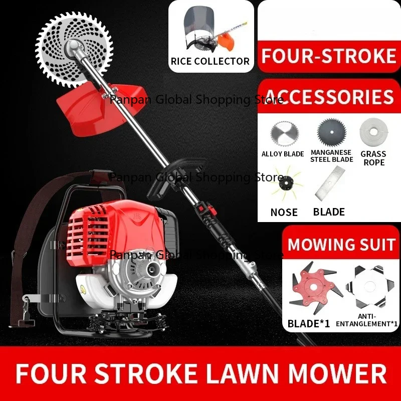 -stroke lawn mower knapsack small   multi-function  oline wasteland reclamation ripper for weeding