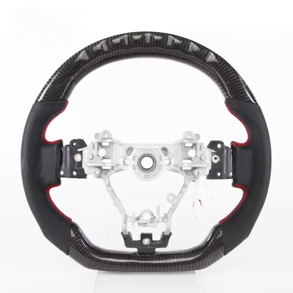 WRX LED Racing Car Carbon Fiber Steering Wheel for Subaru WRX STI 2015 2016 2017 2018 2019 2020 Car Steering Wheel