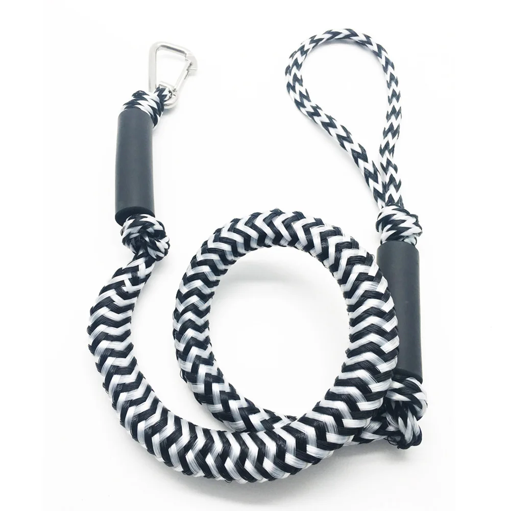 

Bungee Dock Line Mooring Rope with 316 Stainless Steel Buckle Clip, High Elastic Boat Mooring Rope Accessories for Boats