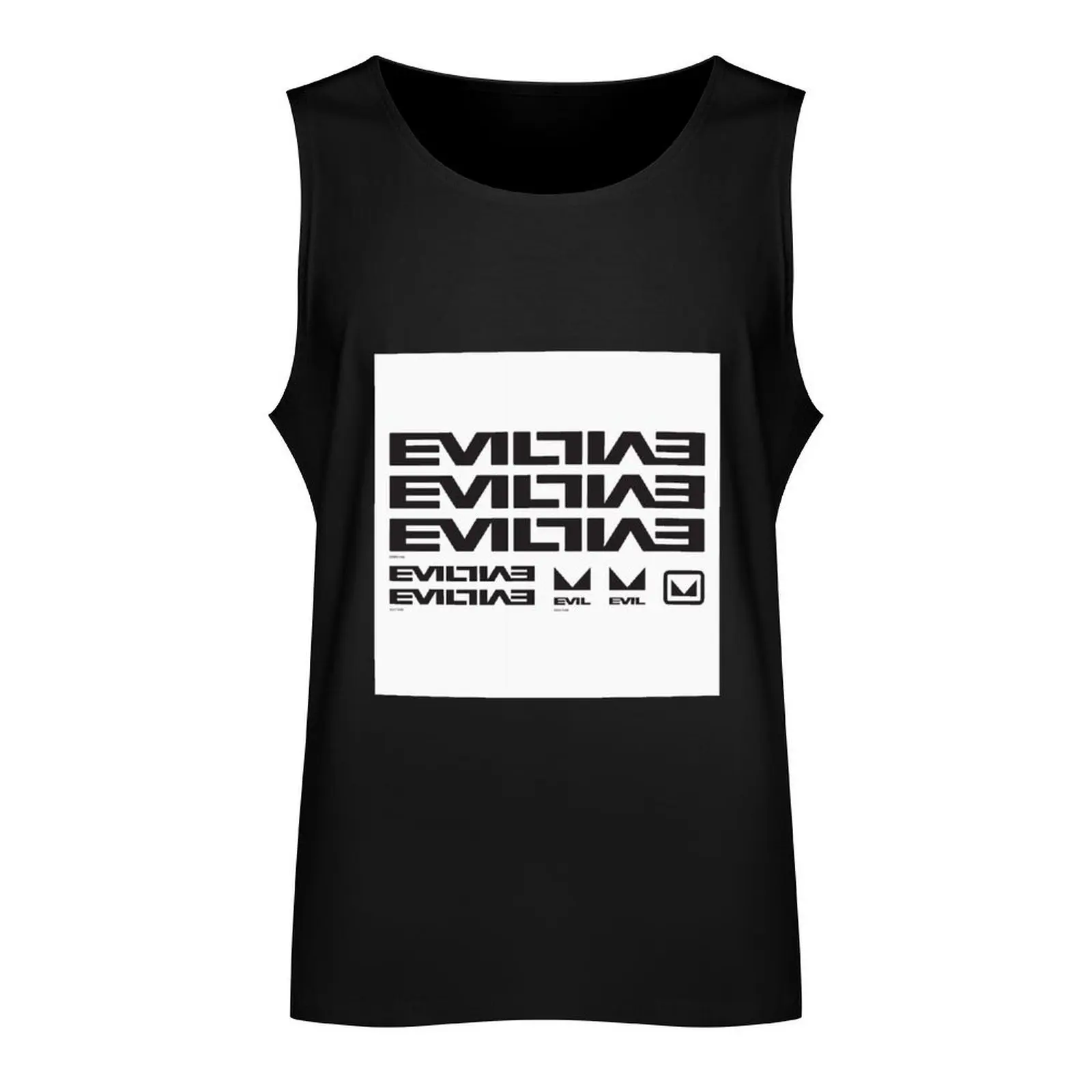 Evil bikes sticker pack Tank Top Men's summer clothes training weight vest clothes for men sleeveless shirts