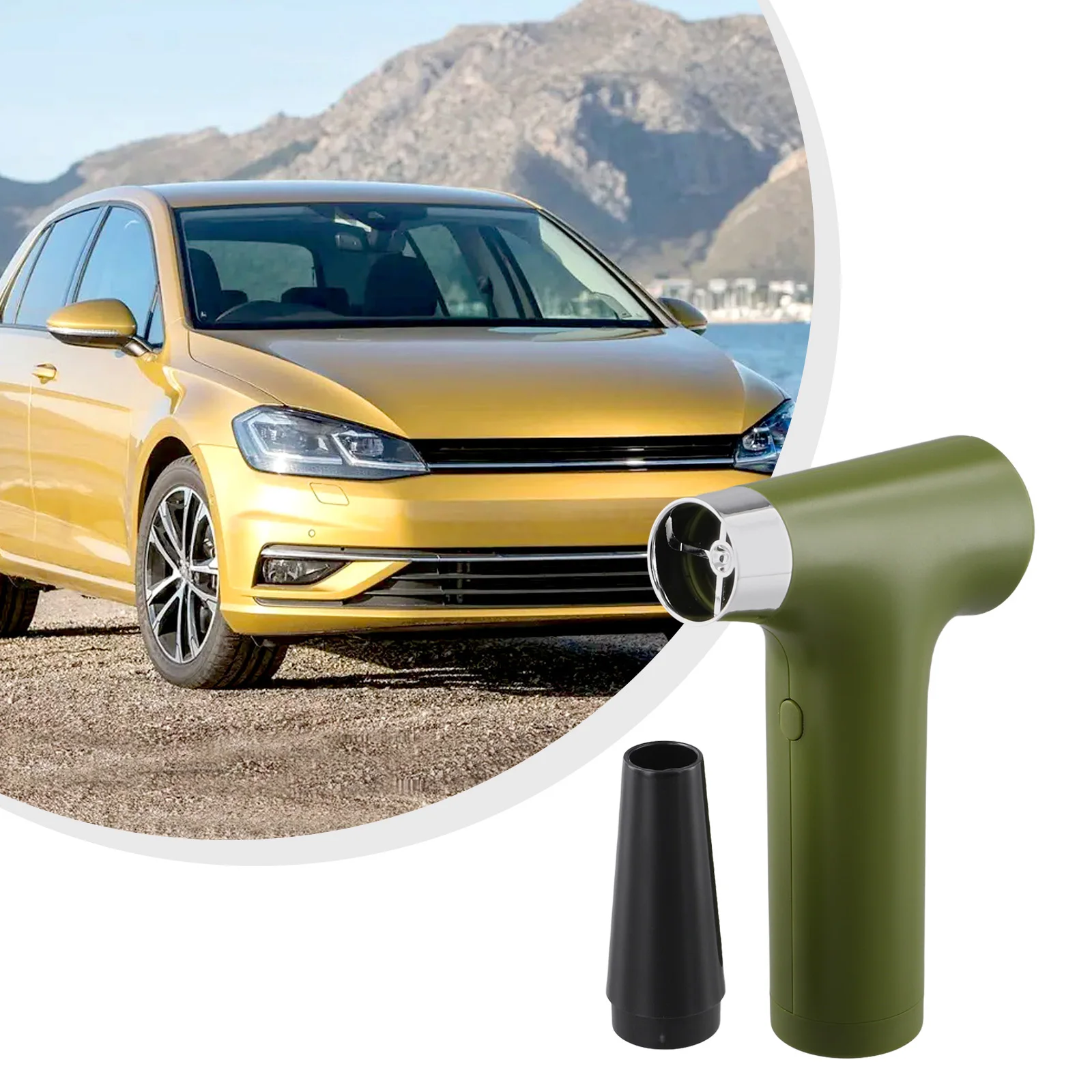 Portable Cordless for mini for Turbo Blower 100W Powerful Air Blower Car Cleaning Tools for type-c 15WQC Fast Recharging