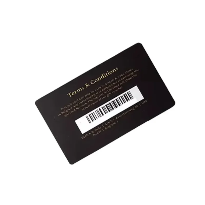 أفضل سعر من المصنع مخصص 4442 و4428 فتحة رقاقة شريط مغناطيسي فيزا بطاقة ائتمان معدنية فارغة مع الباركود