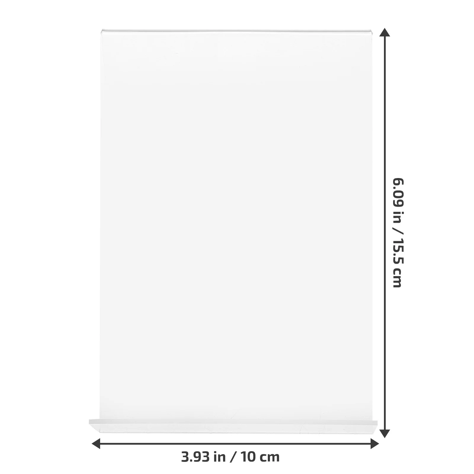 Bookstore Tabletop Book Rack Clear Acrylic Stand for Textbooks Magazines and Documents Display Shelf Organizer