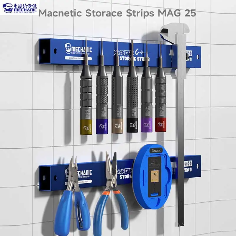 

MECHANIC MAG 25 Magnetic Storace Strips Super Absorption Screwdriver Mobile Phone Repair Fixtures and Other Metal Storage Tools