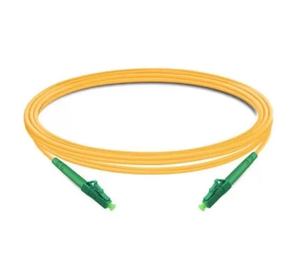 LC-APC to LC-APC OS2 Simplex Single Mode Fiber Patch Cable,9/125μm SMF,LSZH 2.0mm for Data Center FTTH