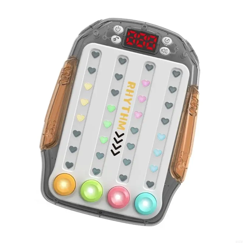 H37E Training Training Toy Buzzle Console Console Quick Push Game Rhythm Game Machine с Music Light Game Toy Gamepad