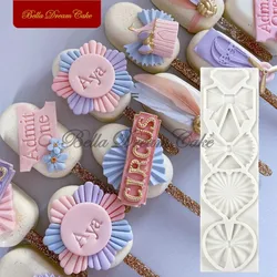 3D Origami Heart Bow Design Silicone Mold Fondant Chocolate Cupcake Mould DIY Clay Molds Cake Decorating Tool Baking Accessories