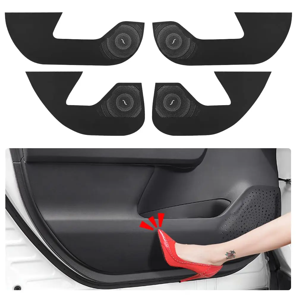 

Car Door Anti Kick Pad For Toyota RAV4 2019-2025 Interior Protector Mat Matte Black