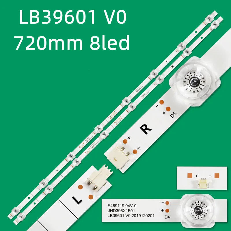 LED Backlight Strip bar For Hisense 40H5G 40A5100 40A5600 40A5600F 40AE5000 40AE5000F 40A5600FTUK LB39601 V0 JHD396X1F01-TXL1
