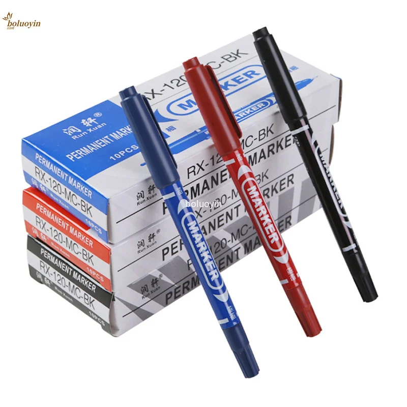 0.5mm Marker Pens Tattoo Skin Markers Scribe 1/3pcs Permanent Makeup Tattoo Supplies Large Capacity Ink Waterproof Marker Pen