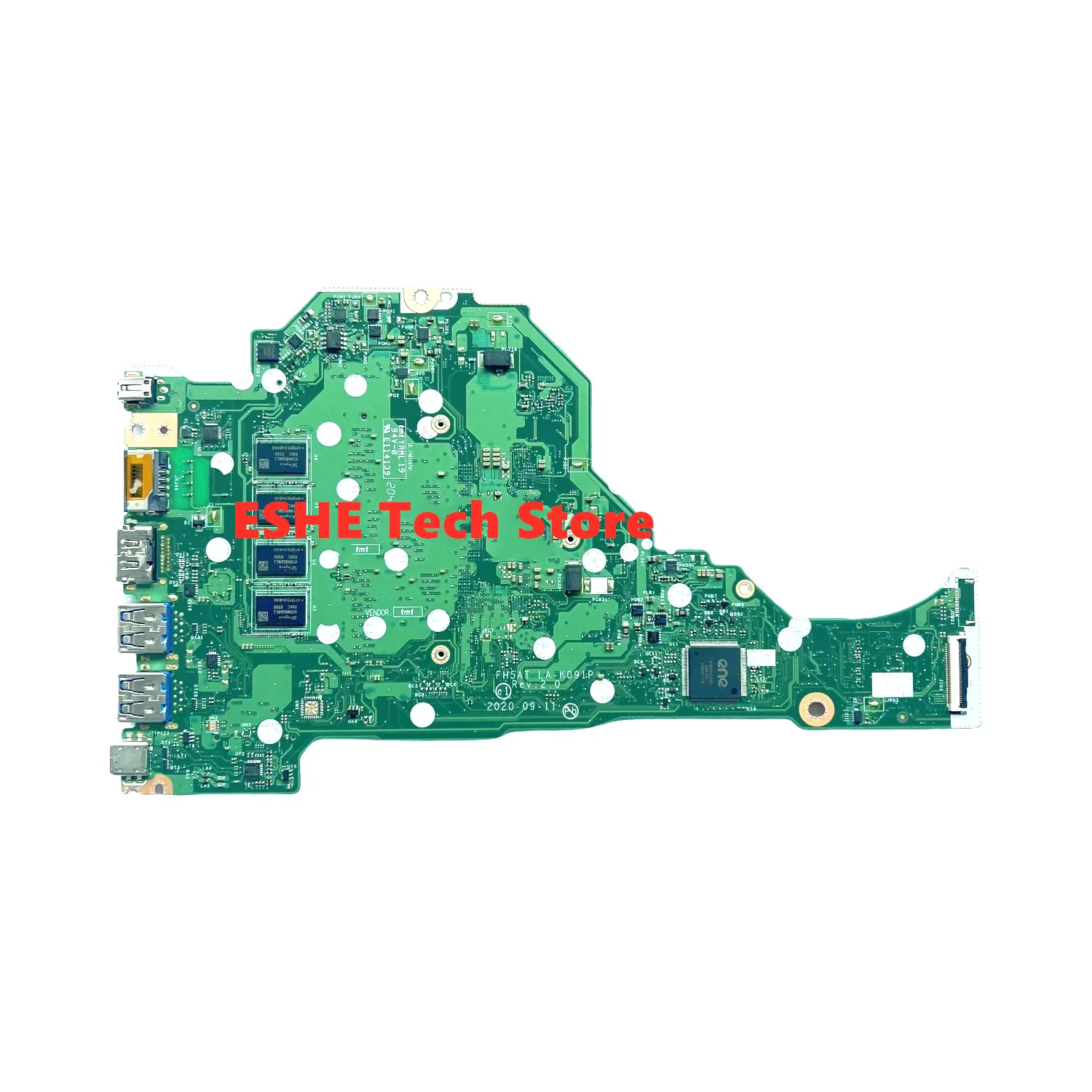 FH5AT LA-K091P Mainboard For Acer Aspire S50-53 A515-56 A515-56G A517-52 Laptop Motherboard NBA5A11001 With i3 i5 i7 CPU RAM 4G