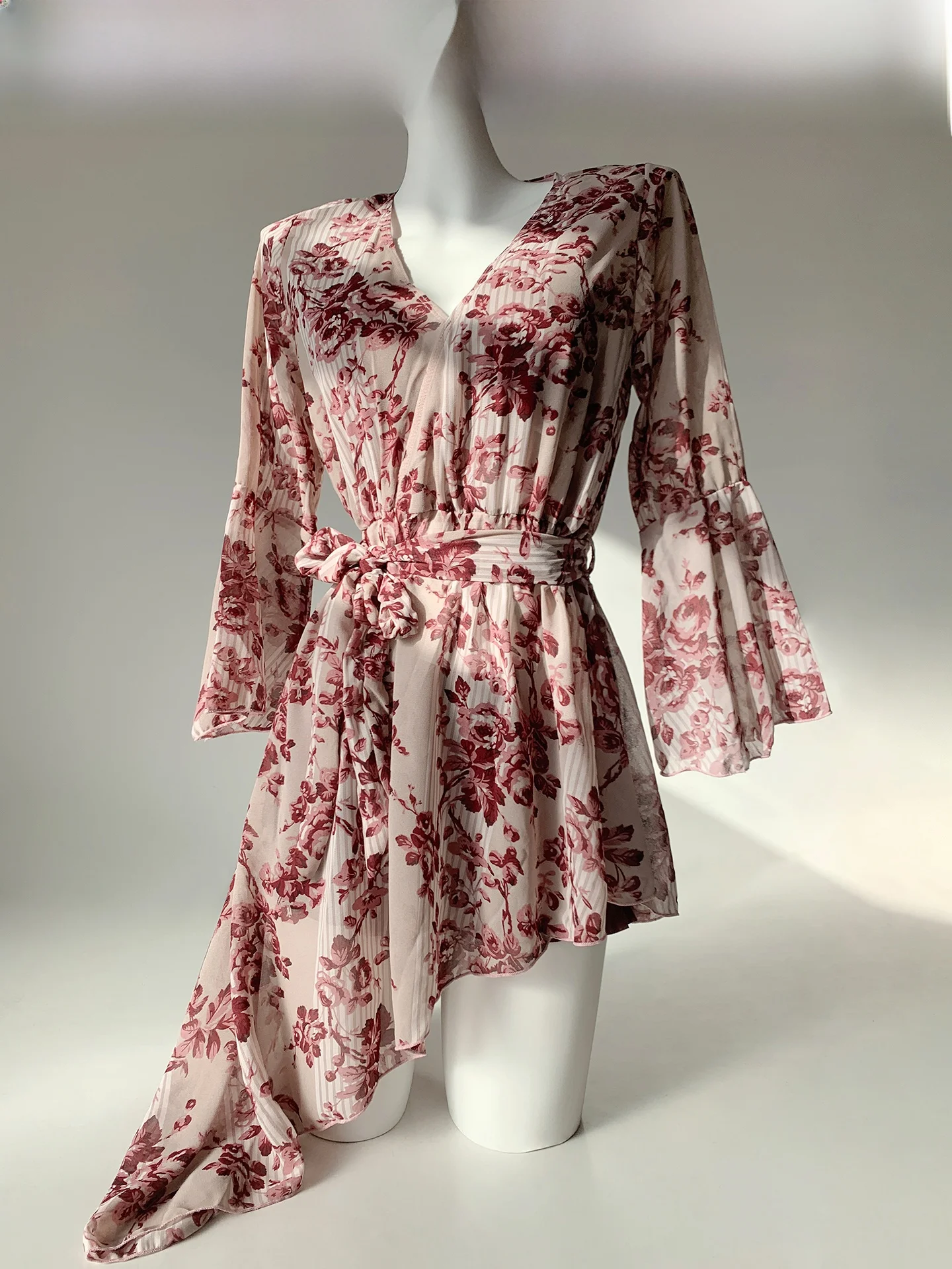 

Dry Rose Tee-Piece Swimsuit Women's Bikini Waist-Cinching White-Lightening Romantic Red-Brown Vaion Sle Swimsuit