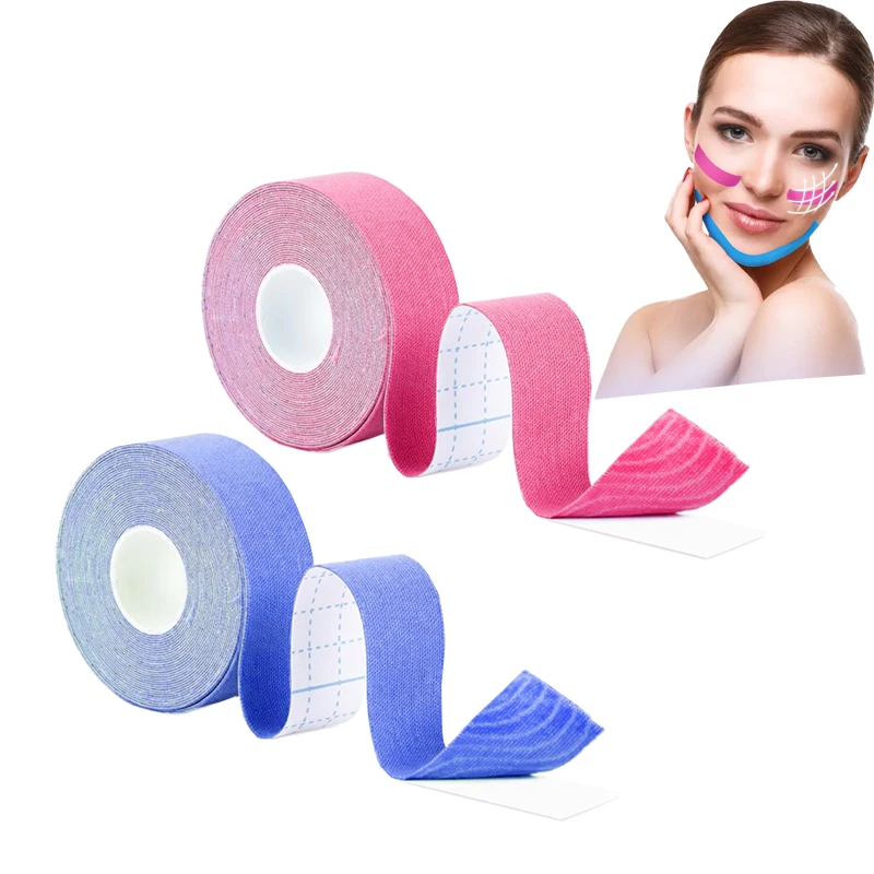 

2pcs Beauty Kinesiology Tape Anti-Wrinkle Face Tape 2cm Kinesiology Tape for Face Skin Anti Aging Tape for Wrinkles Face Lift