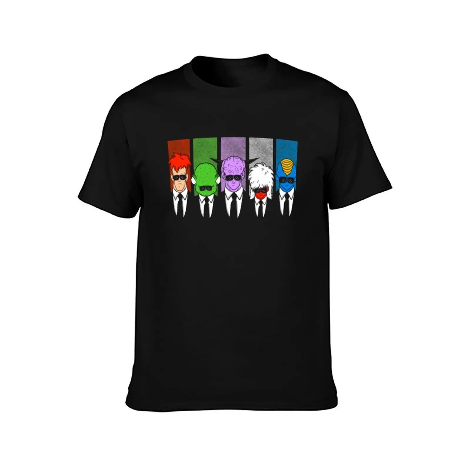 Reservoir Ginyu T-Shirt, Summer Casual Cotton Tee, Oversized Streetwear Tops, Vintage Graphic Print, Loose Fit Short Sleeve