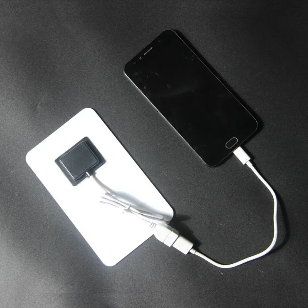 Portable 2W 5V Solar Panel Charger  USB Output Port  Efficient Charging  Perfect Companion for Outdoor Adventures