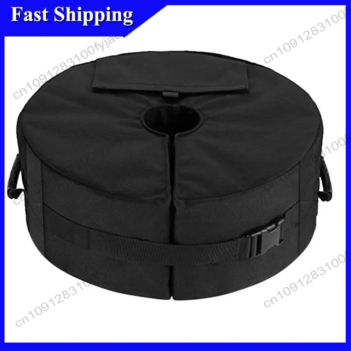 -X07A Umbrella Base Weight Bag,Round Terrace Umbrella Base Detachable Windproof Fixed Sandbag,For Beach Garden Umbrella Stand
