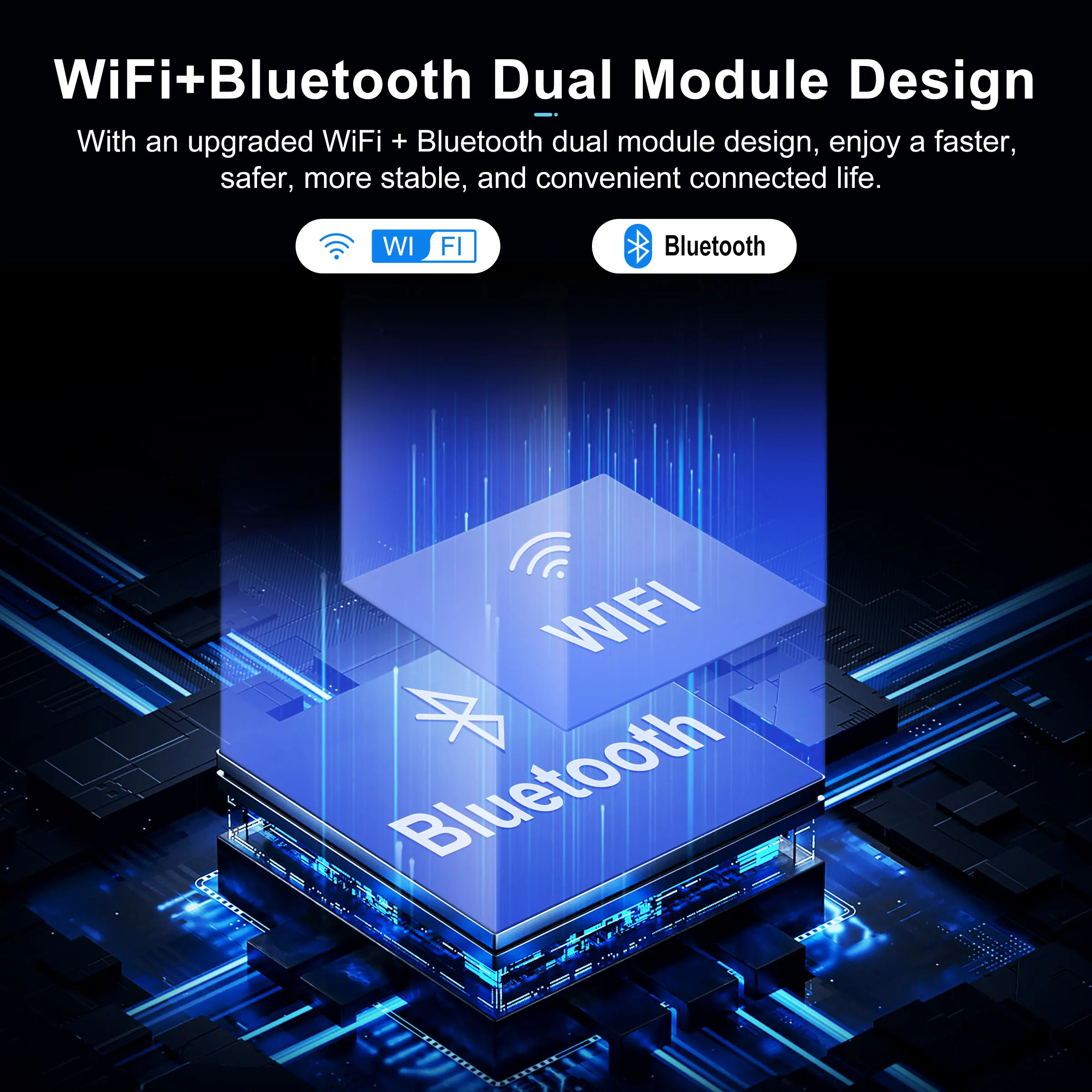 GIRIER-interruptor de luz inteligente con WiFi, interruptor de pared con Panel táctil, No requiere cable neutro, funciona con Alexa, Alice, Hey y Google, 1/2/3 entradas