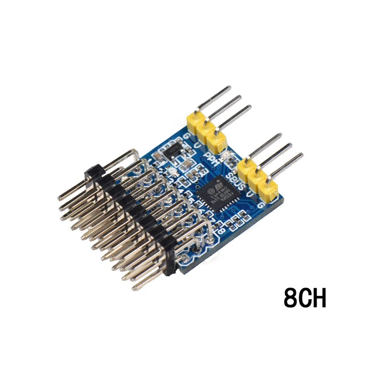 JHEMCU 8CH PWM PPM SBUS Signal Conversion Module Converter Input Voltage 3.3-20V For RC Airpanle Drone