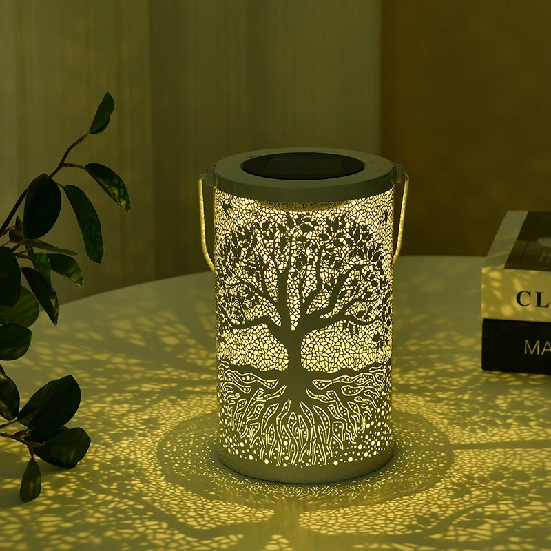 في الهواء الطلق المحمولة ضوء الشمسية فناء المناظر الطبيعية مصباح جو الزخرفية