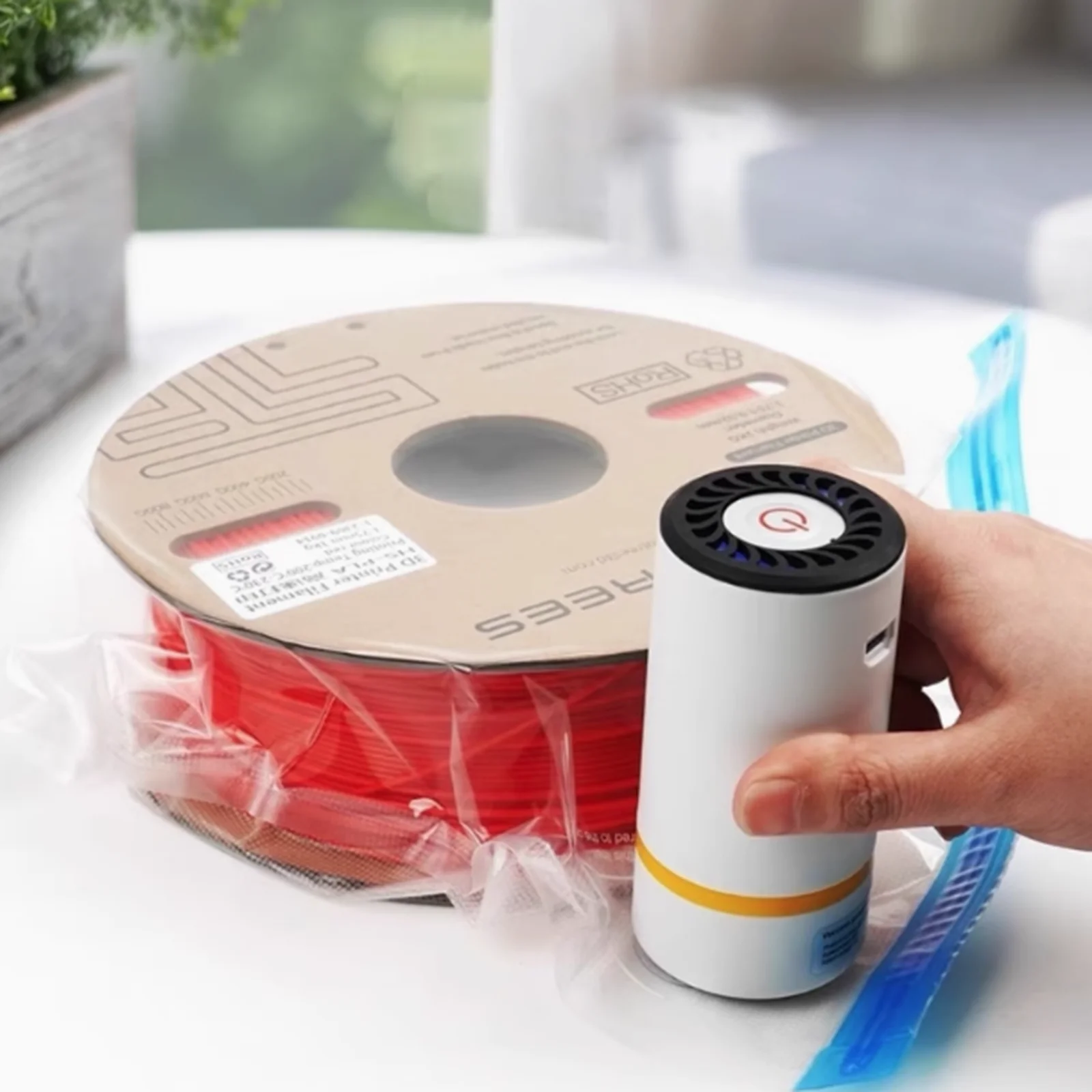 Automatische Pumpe und Handpumpe für PLA-Vakuumbeutel, Vakuumiergerät für 3D-Drucker Filament-Aufbewahrungsbeutel – Detail 6