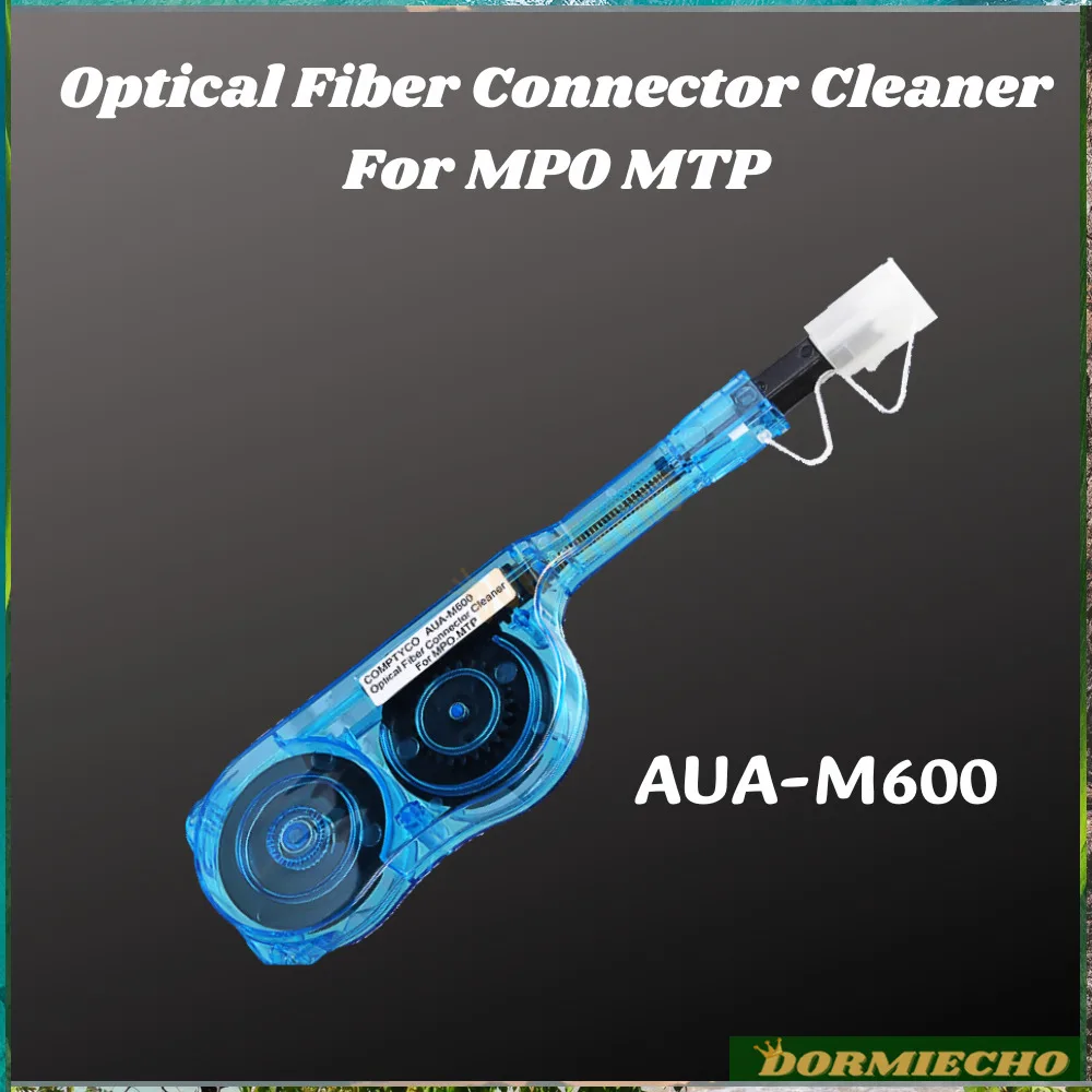 

New Arrival AUA-M600 Optical Fiber Connector Cleaner Fiber Optic Cleaning Pen Optional Color Blue/Green/Orange For MPO/MPT