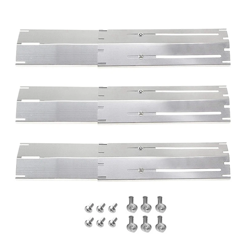 Adjustable Stainless Steel Heat Plate BBQ Gas Grill Replacement Set Outdoor Cooking Accessories Kit For Kitchen