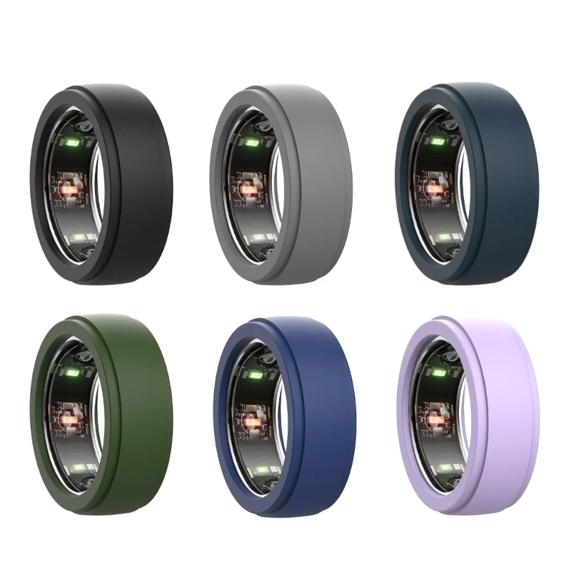 Q1W2 ฝาครอบซิลิโคนกันรอยขีดข่วนสำหรับ Rings Generation 3 ปลอกป้องกันฝุ่น