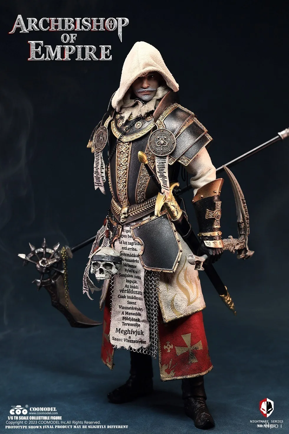 

【MT】Оригинальная коллекционная фигурка COOMODEL Empire Series NS019 ARCHBISHOP OF EMPIRE из чистой меди, масштаб 1/6, аниме-фигурка
