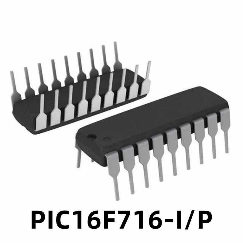 1PCS PIC16F716 PIC16F716-I/P Direct Insert DIP-18 New Spot Microcontroller Chip