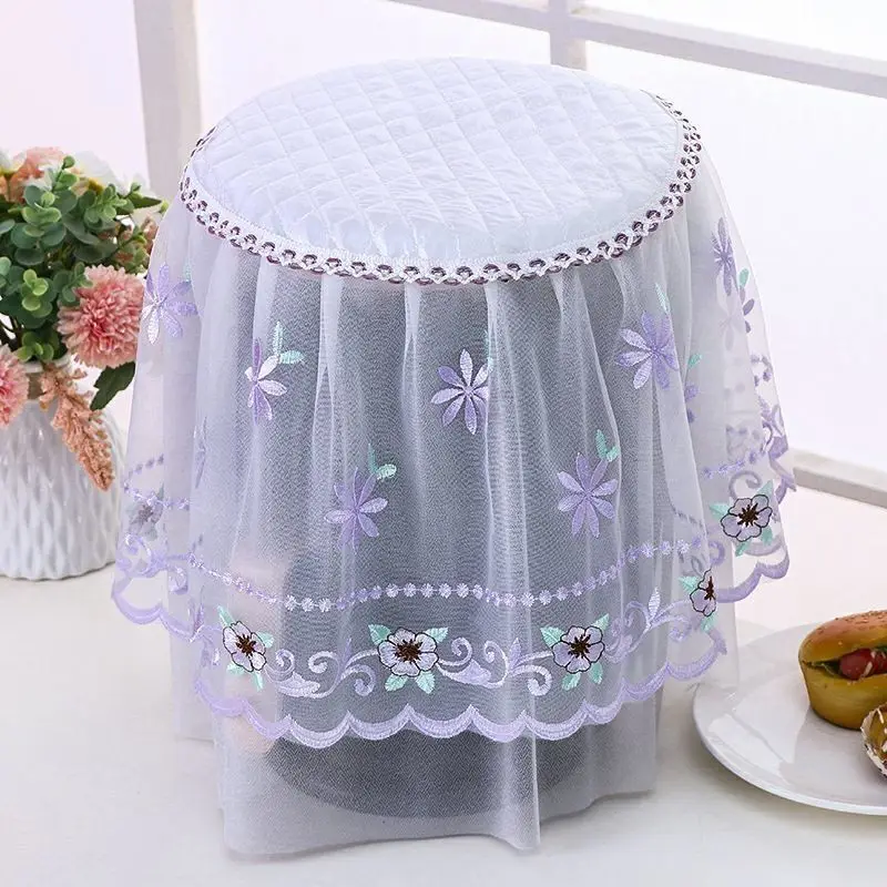 Pastoral Embroidery Lace Water Dispenser Covers Decorative Dust-proof Cover Rice Cooker Desk Lamp Multi-function Protector Chic images - 6