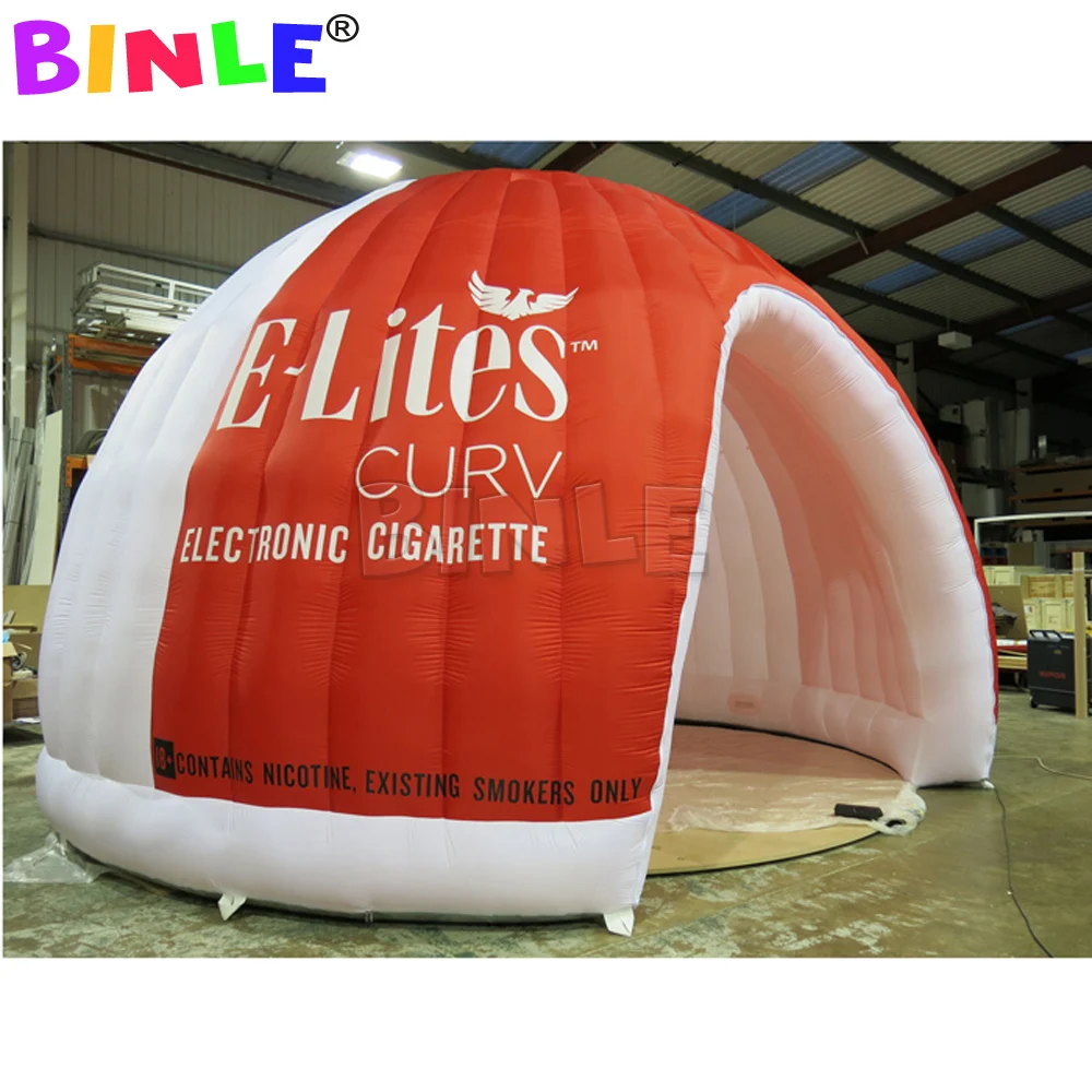 2018 New 5m Small Inflatable Dome Tent Igloo Circus Marquee With Printing For Promotional From China