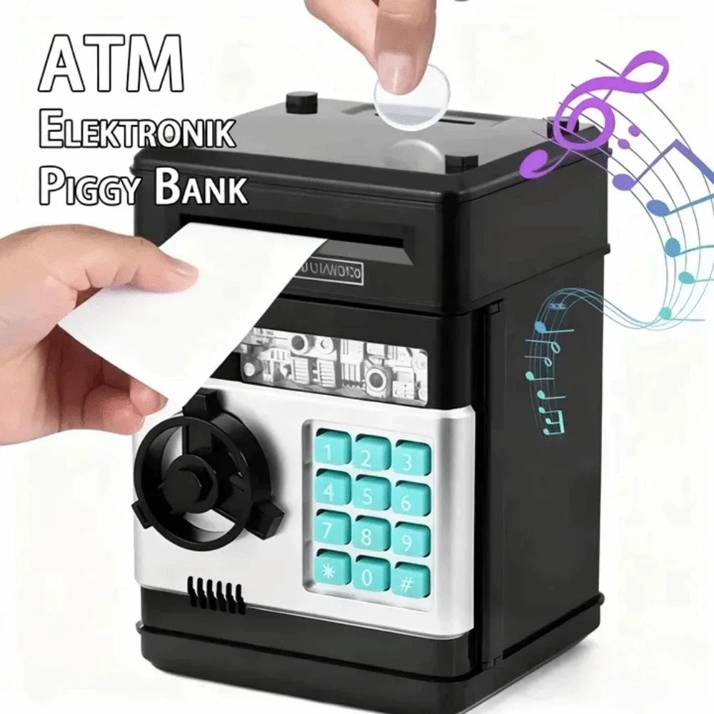 

Electronic Lock Electronic Money Safe Box Digital Keypad Password Protection Children Saving Pot Battery Operated Money Storage