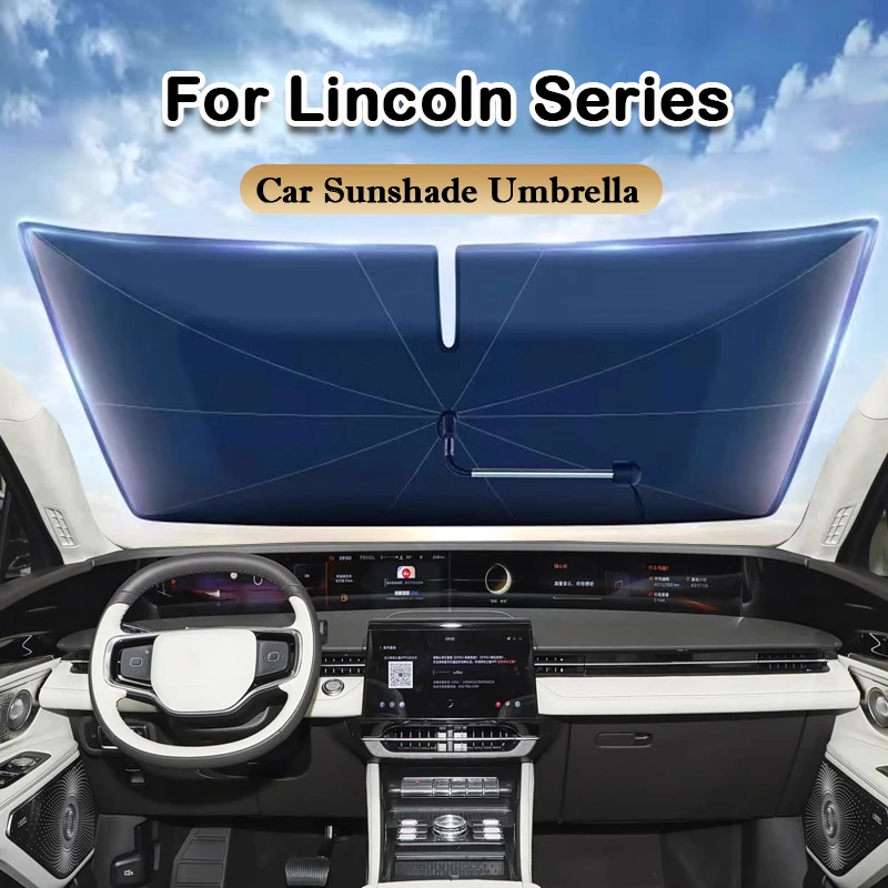 Pára-brisa do carro toldos guarda-sol sombra proteção solar acessório para lincoln z corsair aviador navegador nautilus mkz mcc