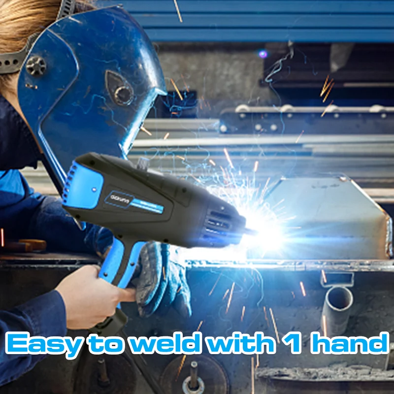 AZZUNO 4800W Handheld Portable Electric Arc Welding Machine Automatic Digital Intelligent Welding Machine Current Adjustment