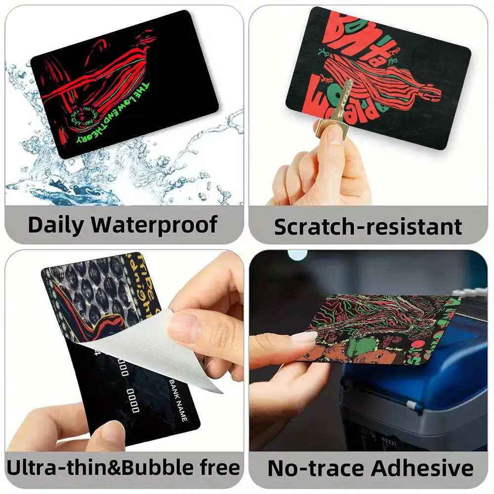 Band A Tribe Called Quest Album Credit Card HD Stickers Game Card Decal Small Chip Waterproof Sticker Gift
