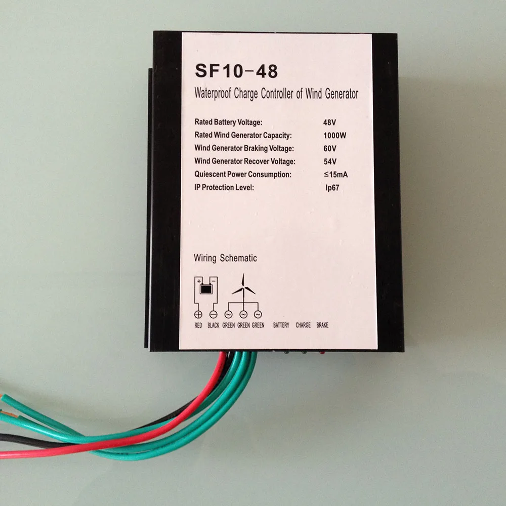 WaterProof Wind Controller 1000W/1500W/2000W 24V/48V/96V Wind Turbine Generator Regulator Wind Generator Controller FW/SF10 SF20