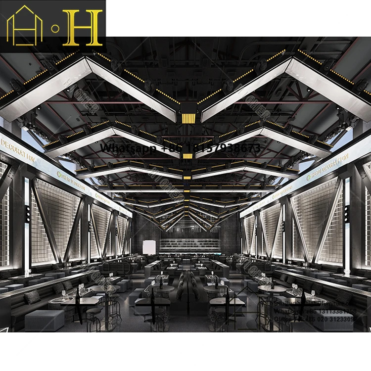 

High-end Night Club Retail Luxury Bar Hot Sale Counter Table Chairs Furniture Set