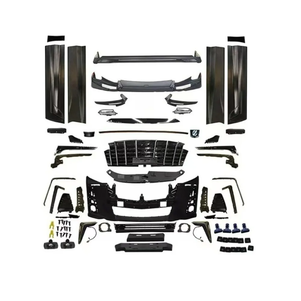 

2018-2022 TRD Style Body System Premium Body Kit Front and rear bumper grille side skirts