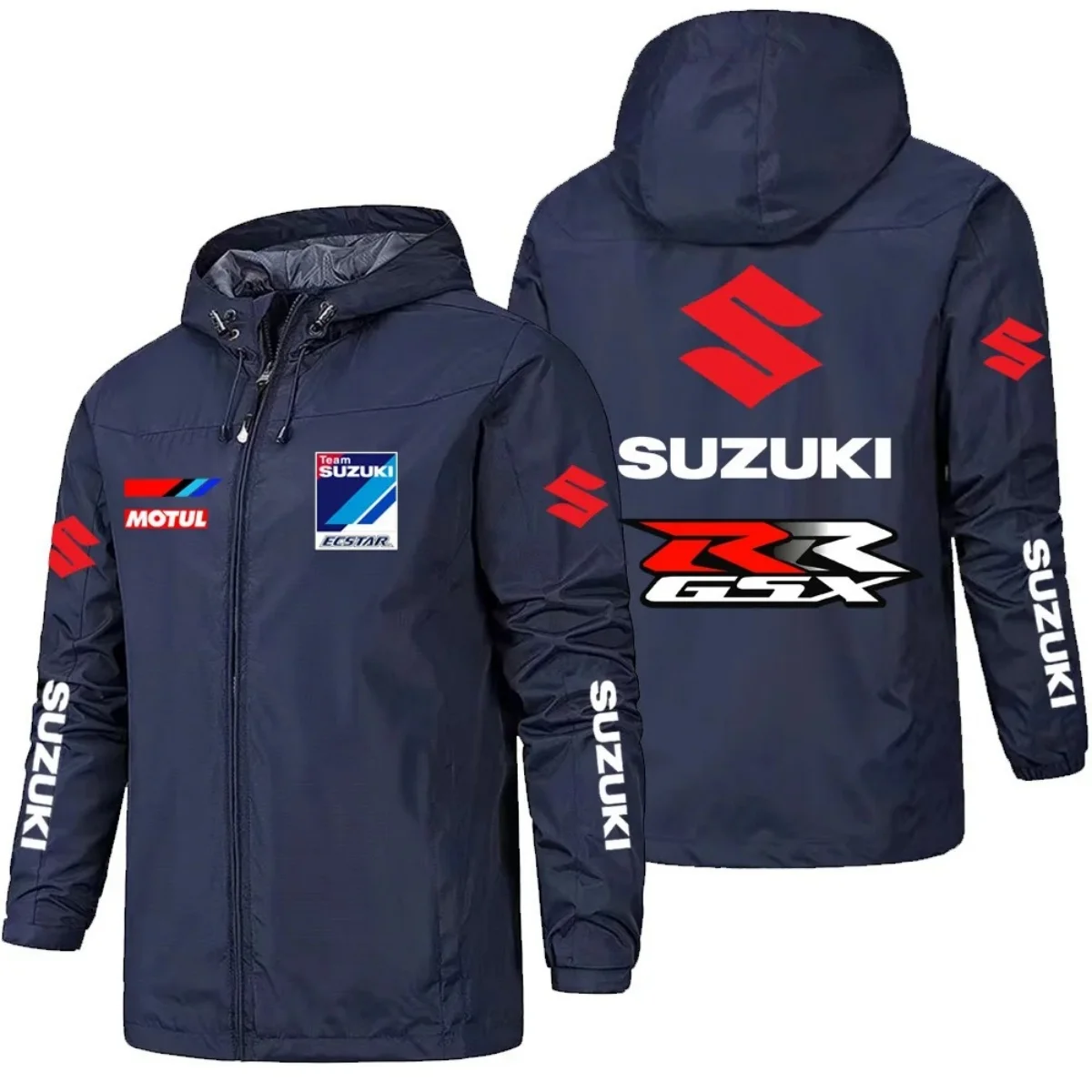 Suzuki Motorcycle Racing Heavy-Duty Motorcycle Riding Suit Jacket Clothing Windproof and Waterproof Soft Shell Assault Suit