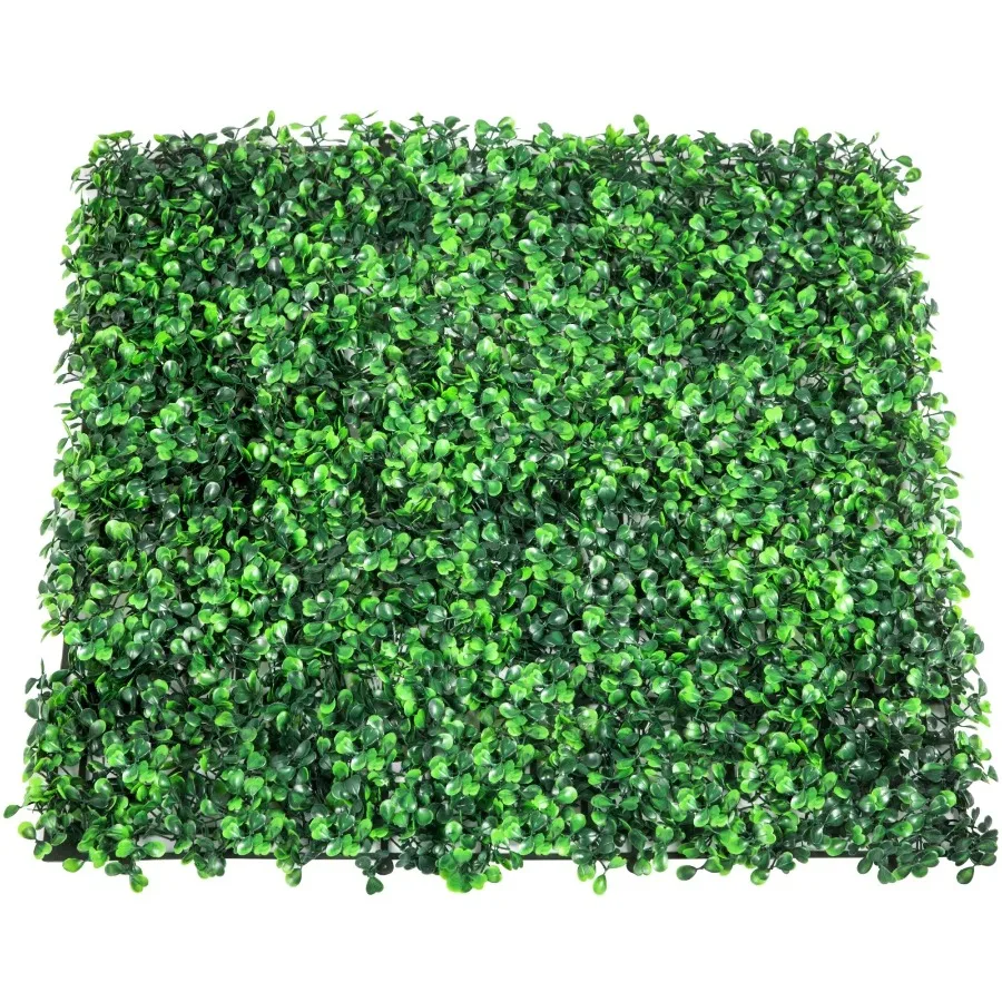 

12PCS 20x20inch Artificial Boxwood Panels Boxwood Hedge Wall Panels Artificial Grass Backdrop Wall 1.6 Privacy Hedge Screen UV