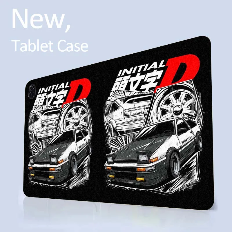 I-I-Inital D X Pattern Tablet Case For Honor Tab Pad 6 7 8 9 X8 V7 V8 X9 13 X8a X9a Pro 10 Magic GT GT2 10.1 13.3 Inch