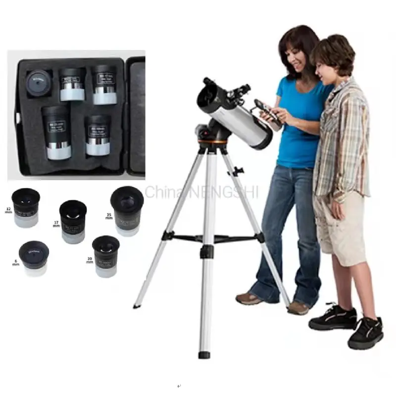 Celestron Professional 114LCM Computerized Newtonian Reflector Astronomic Telescope 114/1000mm With 25MM 9MM Eyepieces Tripod