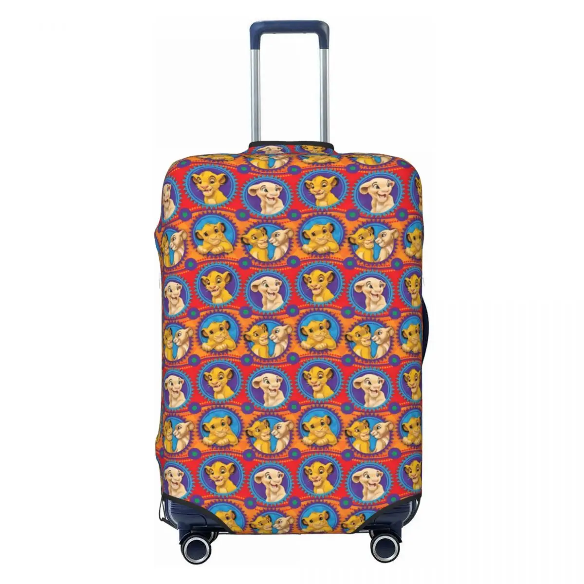 

Custom The Lion King Movie Luggage Cover Elastic Retro Simba Pattern Travel Suitcase Protective Covers Suit For 18-32 inch