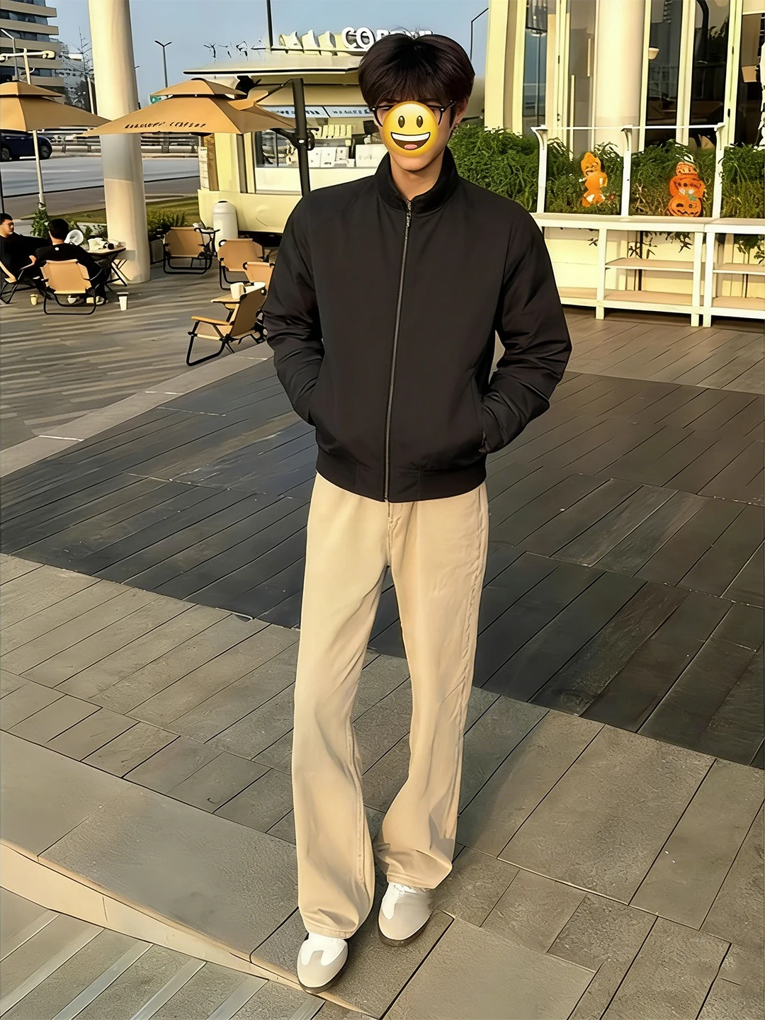 

Khaki Straight Leg Jeans Men's Spring American Retro Knife Flared Pants Cleanfit Rise Slim Fit Cotton Casual Jeans