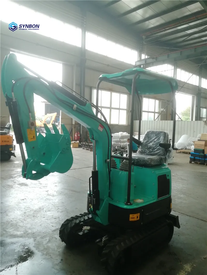 SY601ไฮดรอลิก Crawler Digger รถขุดพร้อมเครื่องยนต์เบนซิน Micro Crawler รถขุด